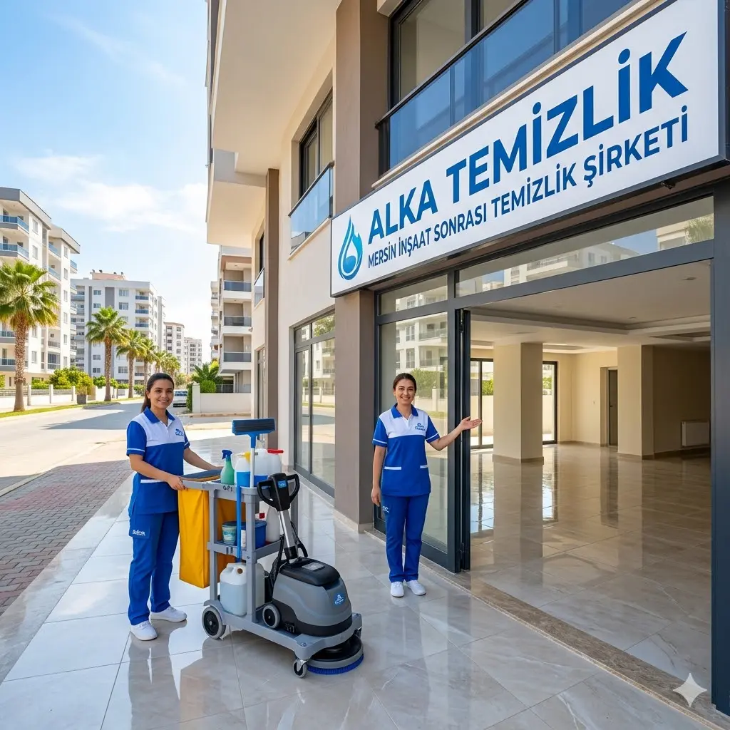 Mersin inşaat temizlik şirketi profesyonel ekip ve uzman temizlik ekipmanları