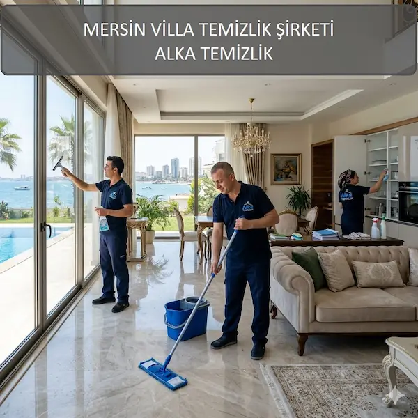 Mersin villa temizlik şirketi lüks konut temizliği